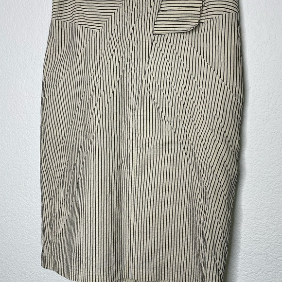 Anthropologie Eva Franco skirt pencil sz 4 black and cream - Picture 4 of 9